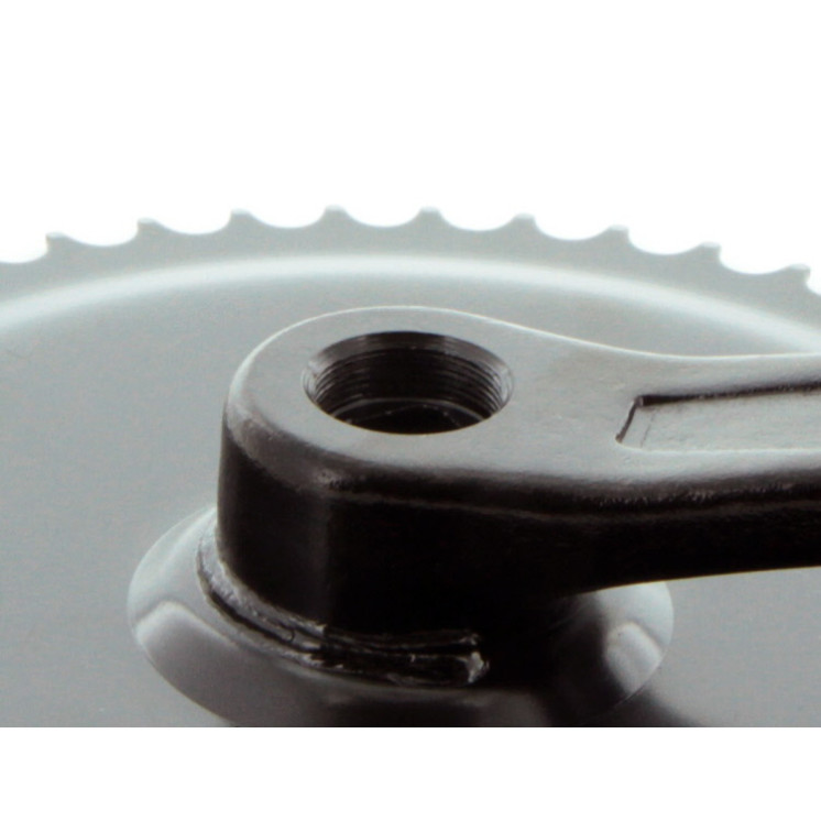 Righ crank with plate